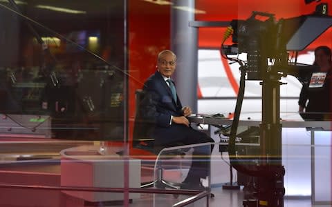 George Alagiah has presented the News At Six since 2007 - Credit: Jeff Overs/BBC /PA