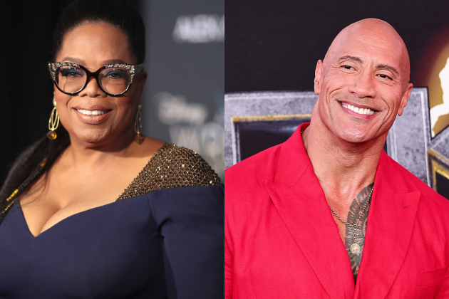 Oprah Winfrey Dwayne The Rock Johnson Maui wildfire People's Fund