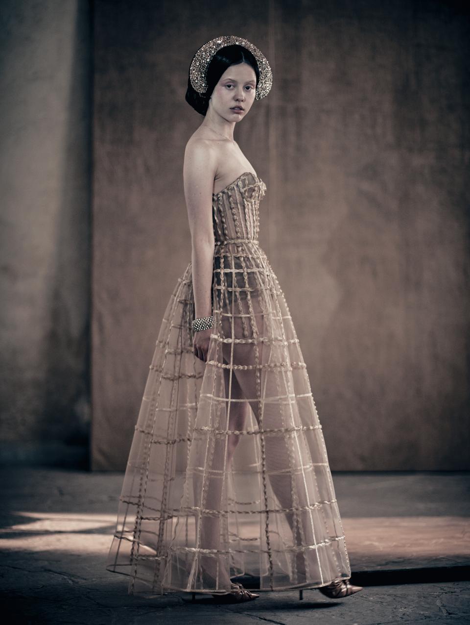 Mia Goth in the 2020 Pirelli calendar. [Photo: 2020 Pirelli Calendar by Paolo Roversi]