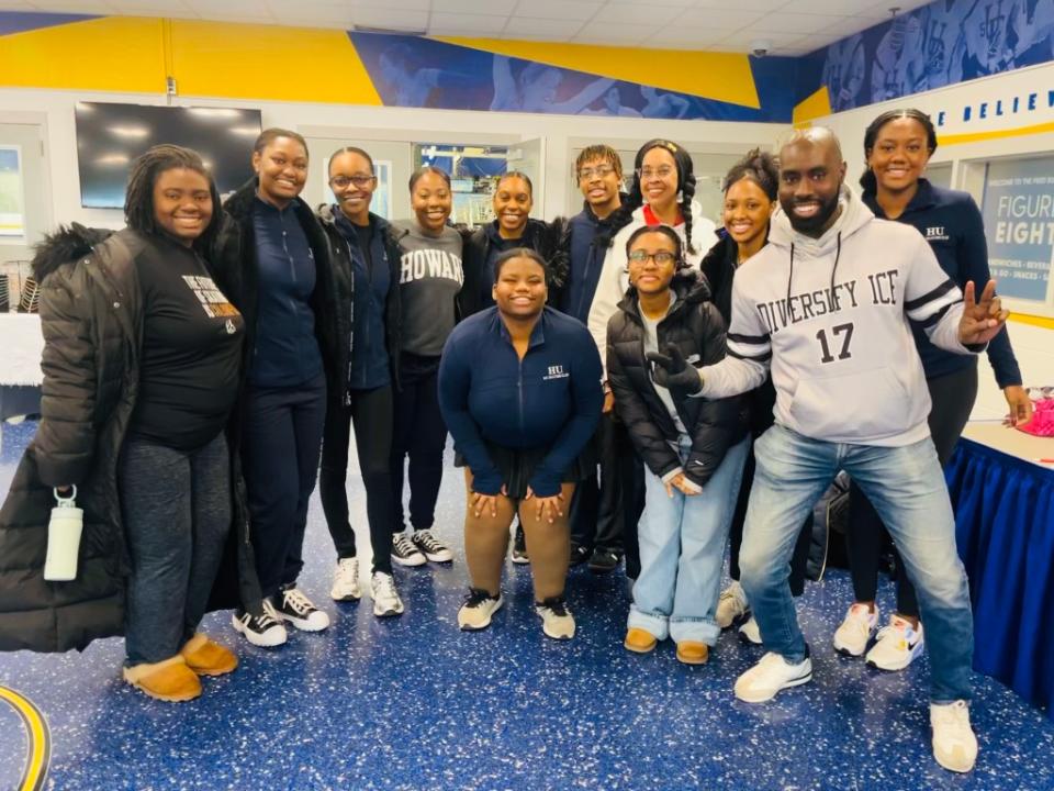 Howard is the only HBCU with a collegiate program under the national governing body U.S. Figure Skating. (Photo courtesy of Joel Savary)