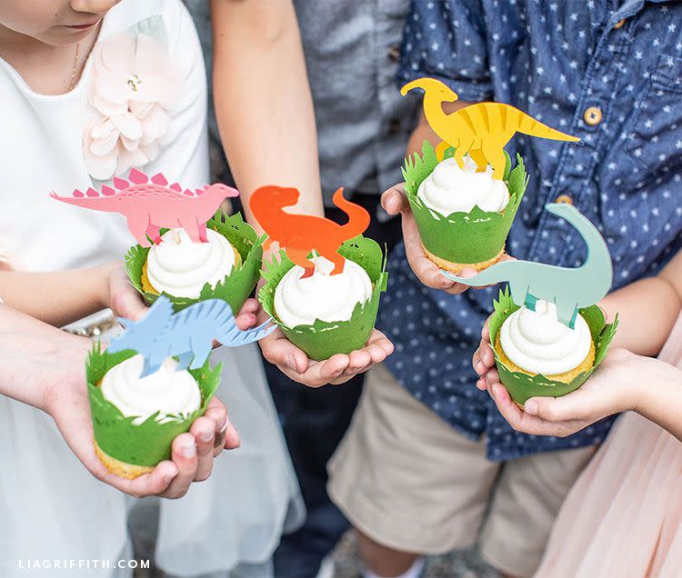 Dinosaur Cupcake Toppers