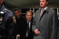 Film producer Harvey Weinstein departs New York Criminal Court in the Manhattan borough of New York City