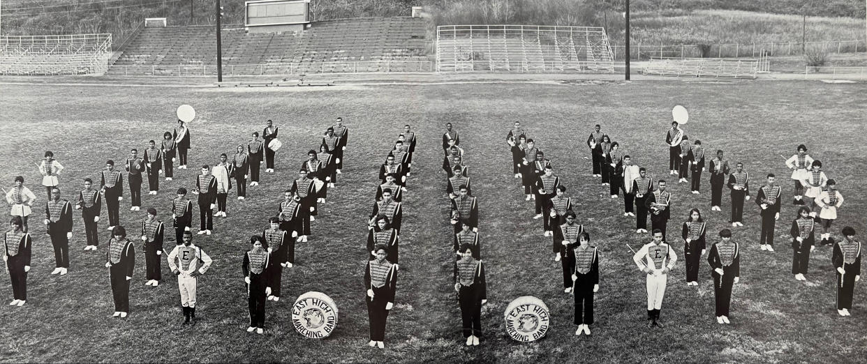 East High School’s band in the late 1960s.
 (Courtesy Damon Mosley)