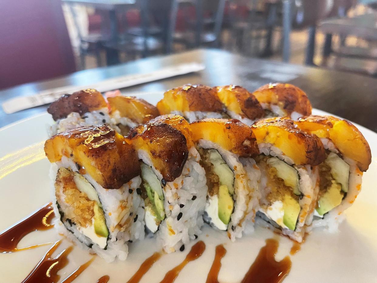 The "Jungle Roll" from The Sen Asian Noodle Bar, South Naples.