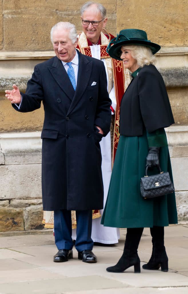 the royal family attend the 2024 easter mattins service