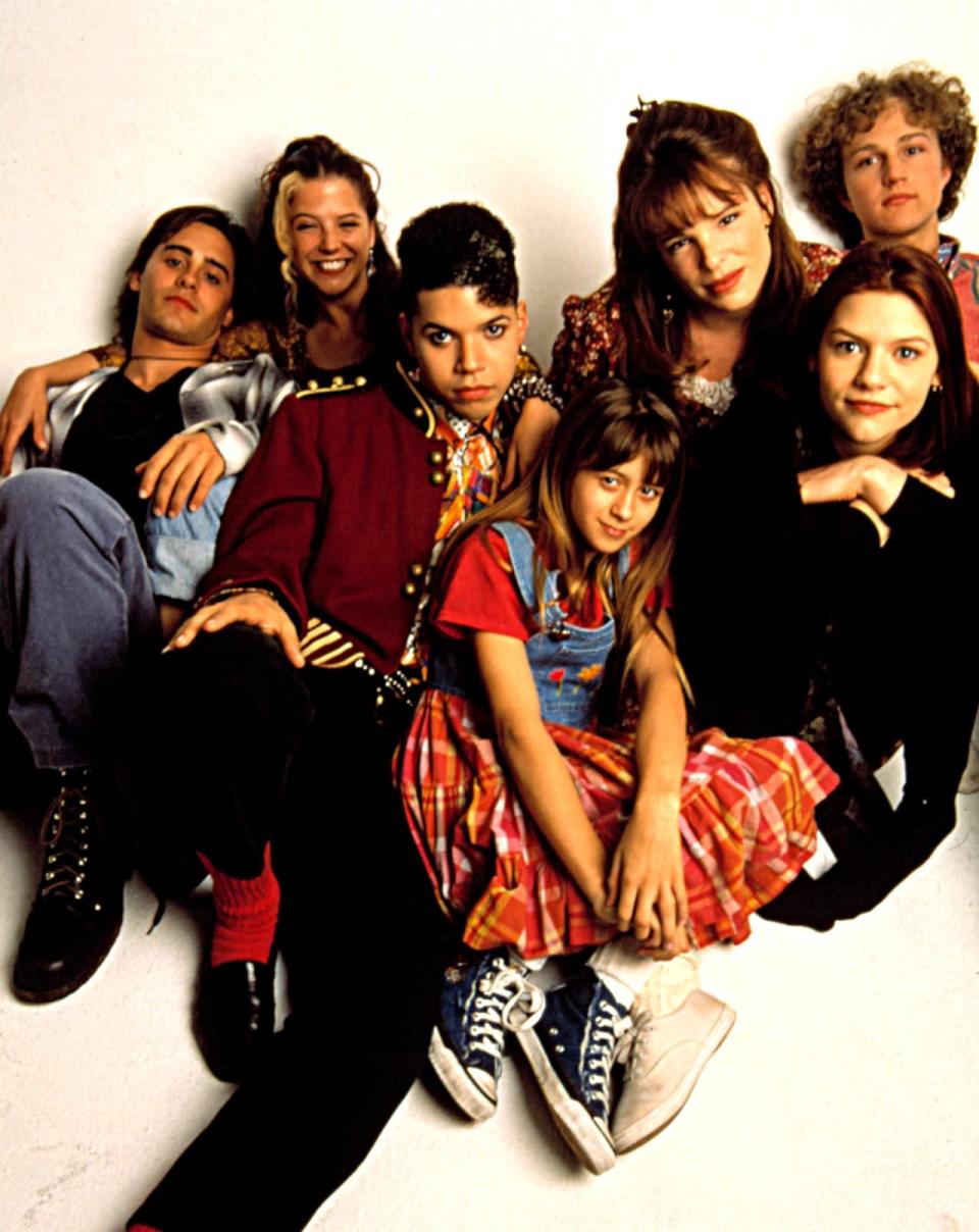 The cast of teen-angst classic “My So-Called Life.” 