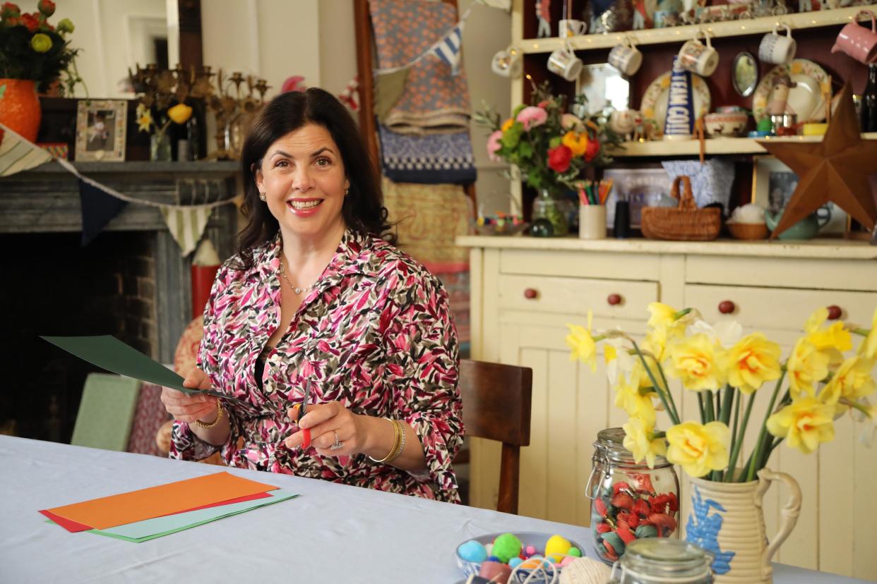 Kirstie Allsopp's new show 'Keep Crafting And Carry On' offers ideas to keep busy and be creative during lockdown. (Channel 4)