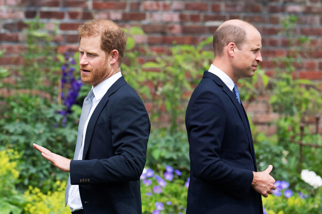Prince Harry; Prince William DOMINIC LIPINSKI/POOL/AFP via Getty Images