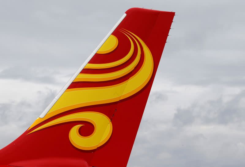 FILE PHOTO: A Hainan Airlines Airbus commercial passenger aircraft is pictured in Colomiers near Toulouse