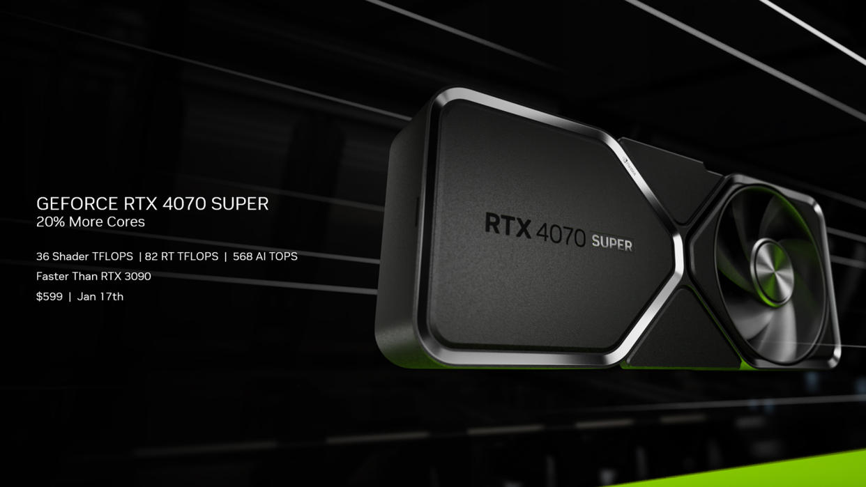  Nvidia GeForce RTX 4070 Super. 