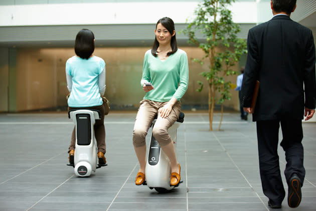 Honda Motor Company unveiled its new UNI-CUB personal mobility device