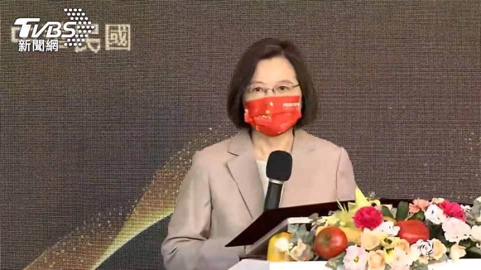 總統蔡英文。（圖／TVBS）