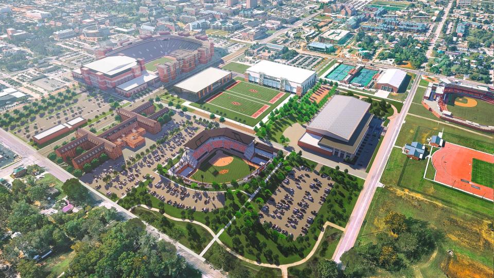 Oklahoma State's vision plan features a wide variety of new and upgraded athletic facilities, including a new softball stadium.