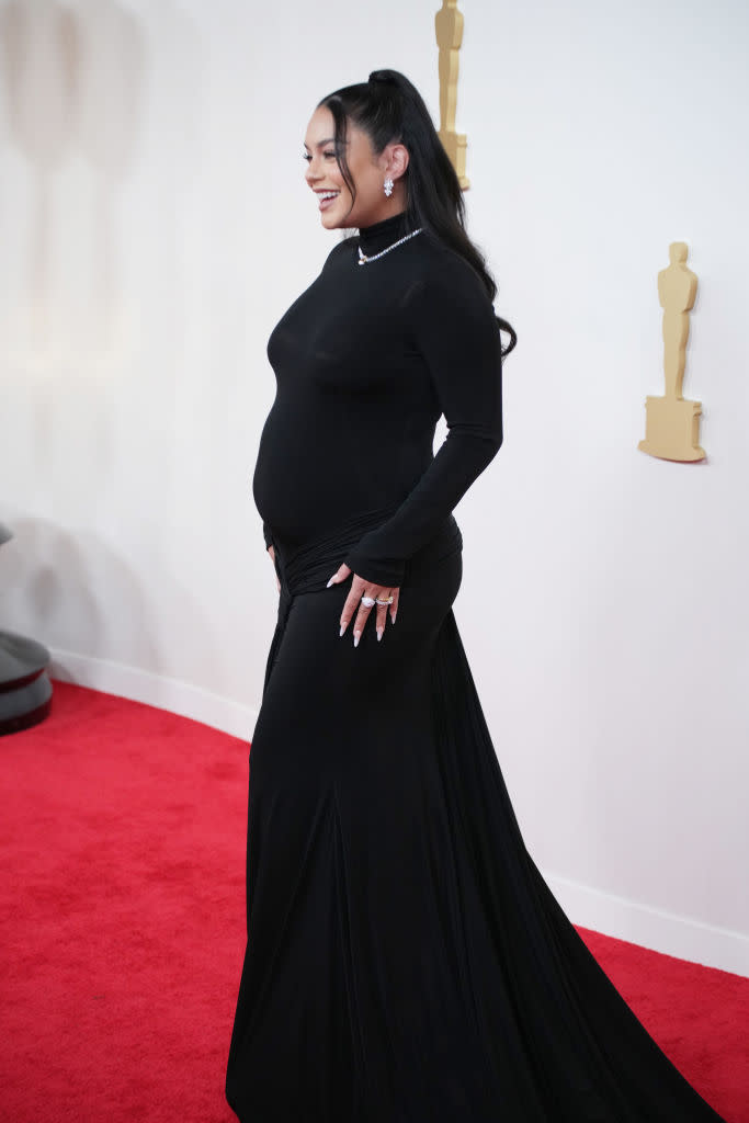 HOLLYWOOD, CALIFORNIA - MARCH 10: Vanessa Hudgens attends the 96th Annual Academy Awards at Dolby Theatre on March 10, 2024 in Hollywood, California. (Photo by Jeff Kravitz/FilmMagic)