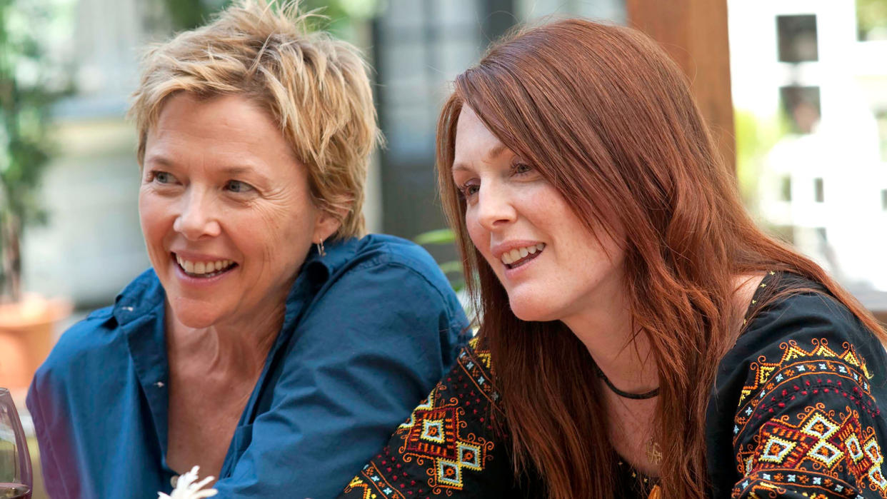 Annette Bening and Julianne Moore in 'The Kids Are All Right'. (Credit: Focus Features)