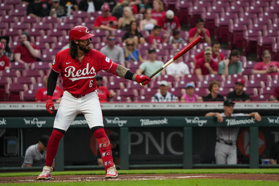 The Reds' ninth inning rally in their 4-3 loss to the Arizona Diamondbacks Wednesday night ended when Jonathan India flied out to right field. The Reds' offense did show some signs, with India getting one of the team's nine hits.