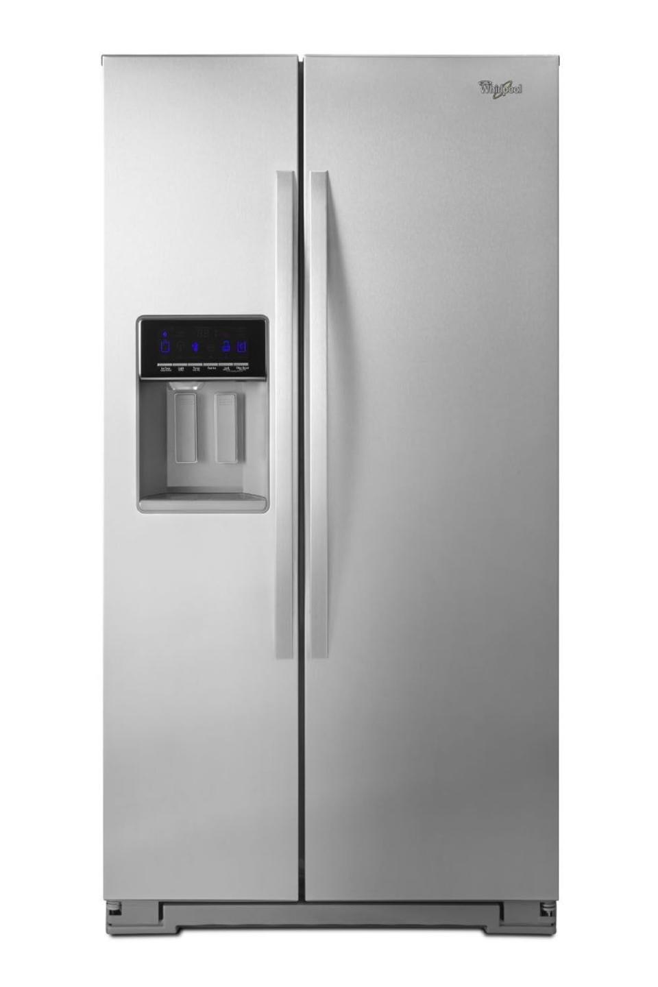 7) Whirlpool Side-by-Side Refrigerator