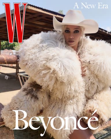 <p>Pamela Hanson/Wmagazine</p> Beyoncé, W Magazine, March 2024