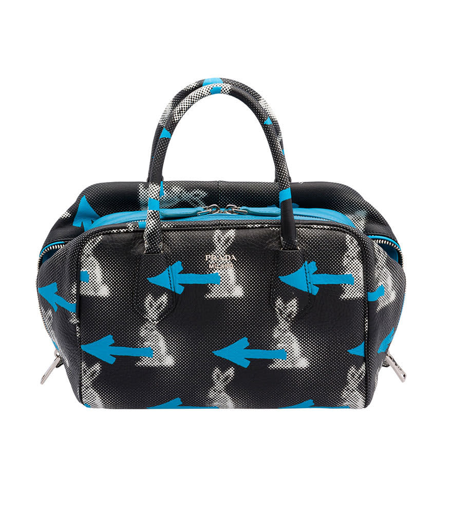 <p>Prada Inside Bag Black/Light Blue + Bright Blue, $3,180, <a href="http://www.prada.com/en/US/e-store/woman/new-arrivals/handbags/product/1BB010_2EWA_F0RY3_V_OOO.html" rel="nofollow noopener" target="_blank" data-ylk="slk:prada.com;elm:context_link;itc:0;sec:content-canvas" class="link ">prada.com</a><br><br></p>