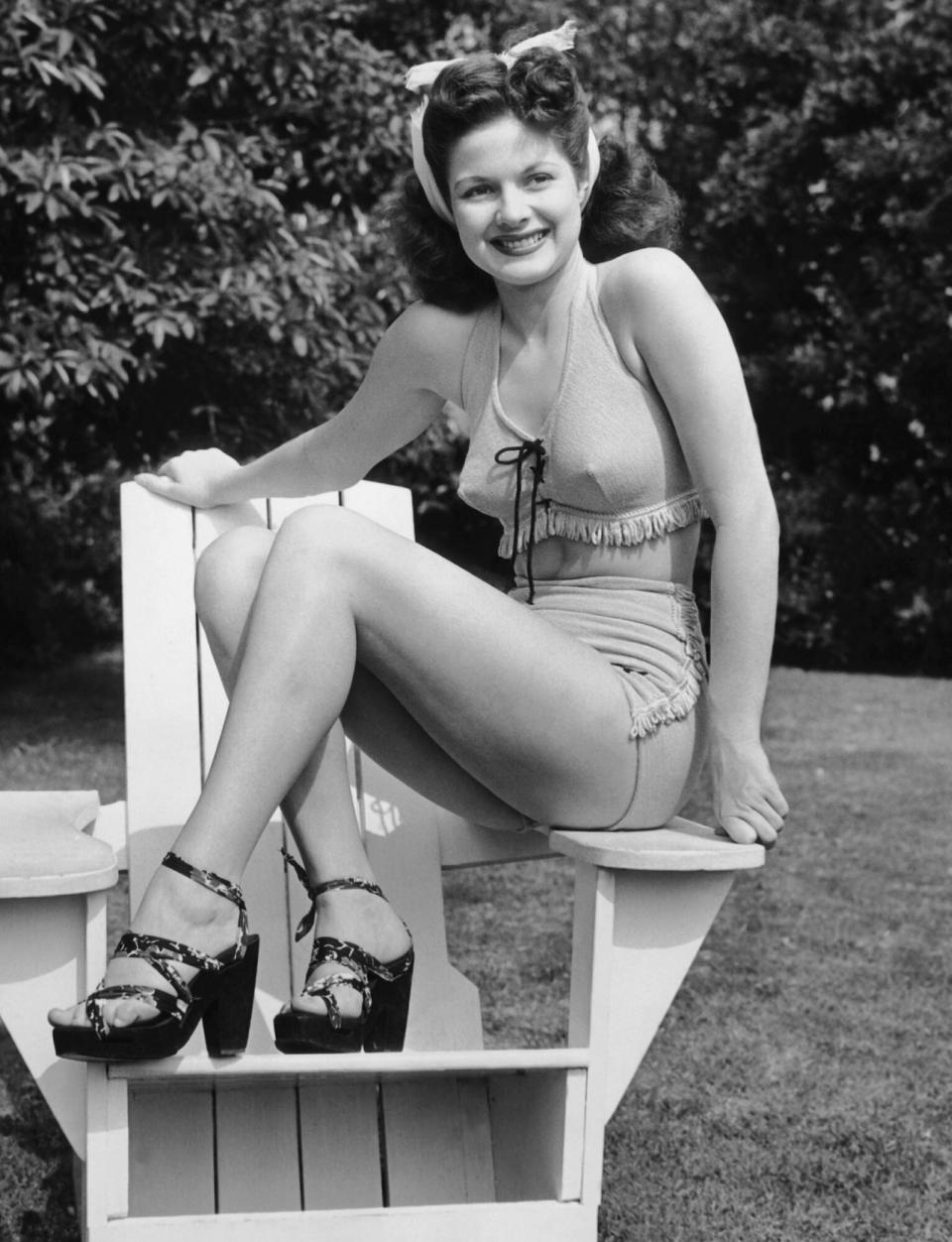 Jo-Carroll Dennison, (Miss America 1942), December 1944