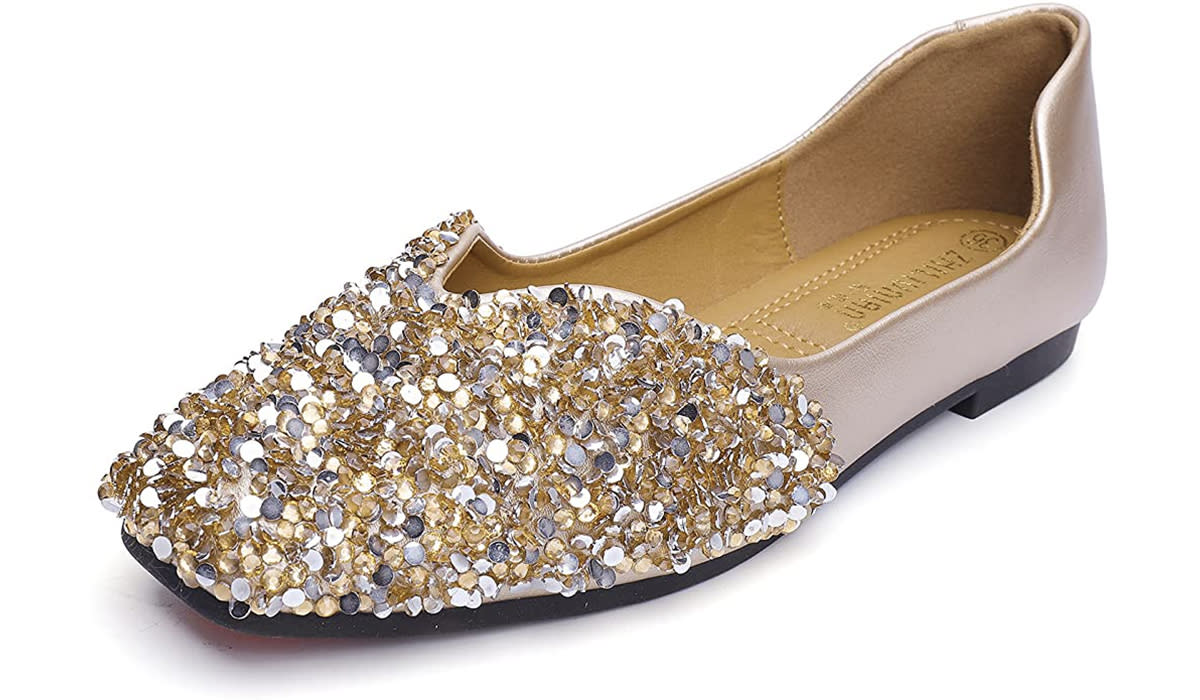 sparkly flats