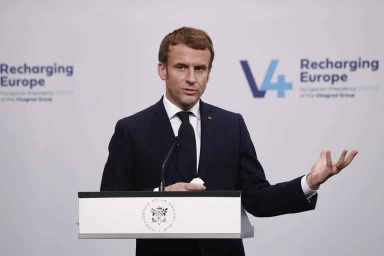 El presidente franc&#xe9;s Emmanuel Macron  