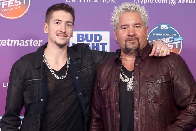 <p>Emma McIntyre/WireImage</p> Hunter Fieri and Guy Fieri