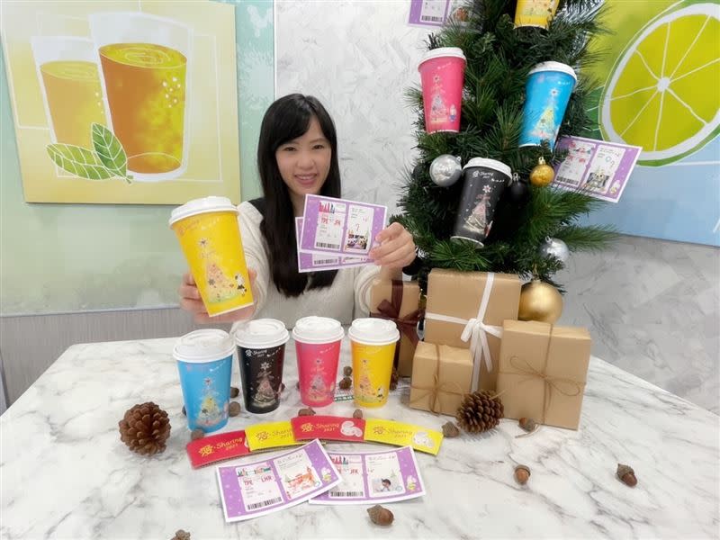 「愛•Sharing」慶祝活動開跑 CITY CAFE主題咖啡杯新上市 同步祭出電子賀卡分享活動。（圖／統一超提供）