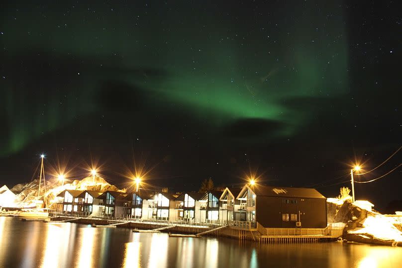 The Northern Lights seen from Senja