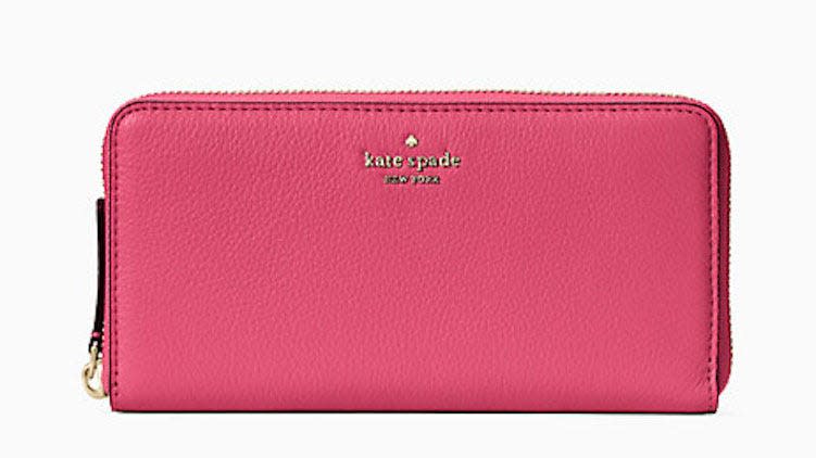 Add a pop of color to your wardrobe with this ultra-bright wallet.