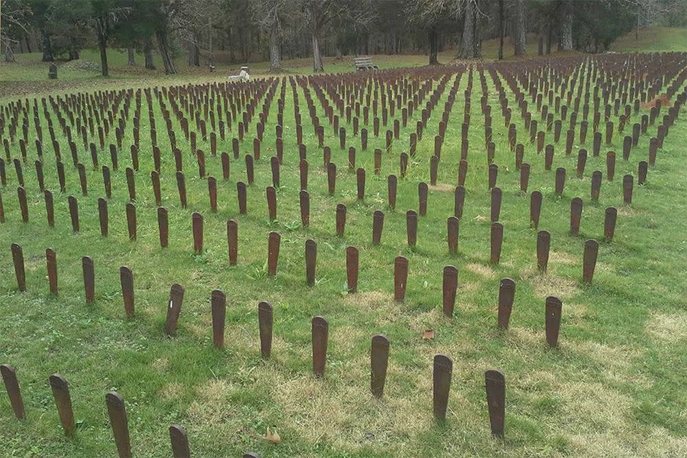 Central State Mental Hospital Cemetery in Milledgeville, Georgia