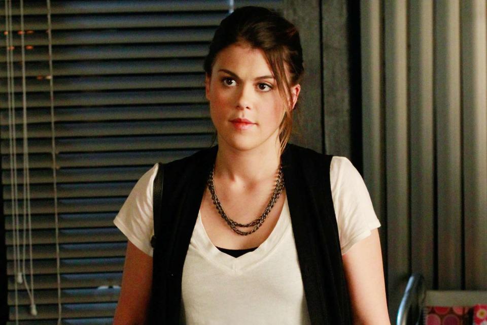 <p>Ron Tom / Â© ABC Family / Courtesy: Everett Collection</p> Lindsey Shaw as Paige on Pretty Little Liars in 2012