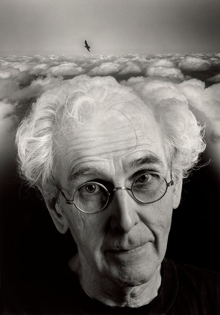 A self-portrait by photographer Jerry Uelsmann from 2004.