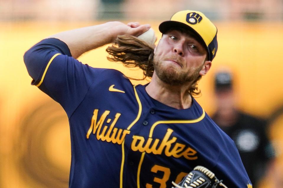 Brewers starting pitcher Corbin Burnes will join the Wall of Honor after his playing career is over.