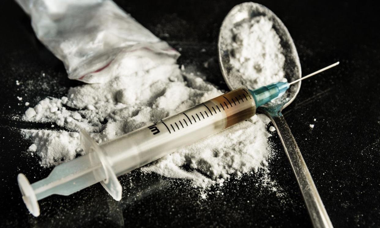 <span>Opioid drugs, such as heroin and methadone, were behind 80% of drug-related deaths in Scotland last year, data shows.</span><span>Photograph: FotoMaximum/Getty Images</span>