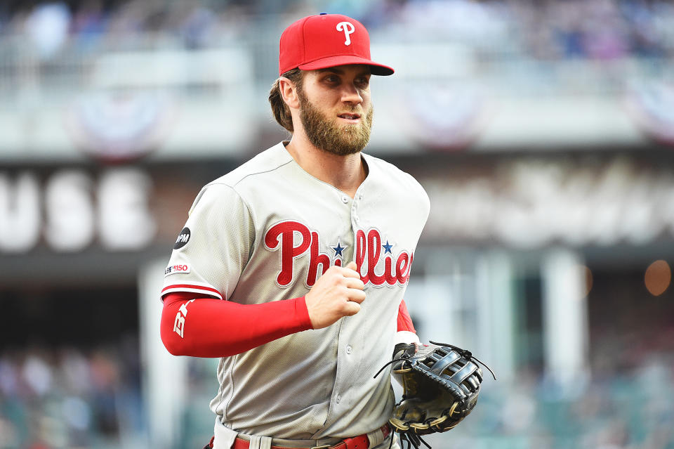 Bryce Harper. (Photo by Logan Riely/Getty Images)