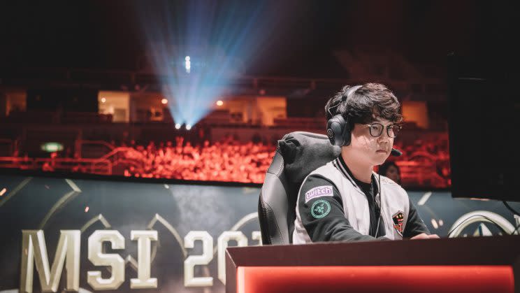 Heo “Huni” Seung-hoon at the 2017 Mid-Season Invitational (Riot Games/lolesports)