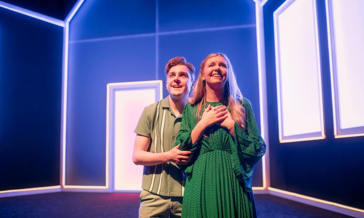 <span>Social climbing … Martin Quinn and Dani Heron in Radiant Vermin at Tron theatre, Glasgow.</span><span>Photograph: Mihaela Bodlovic</span>