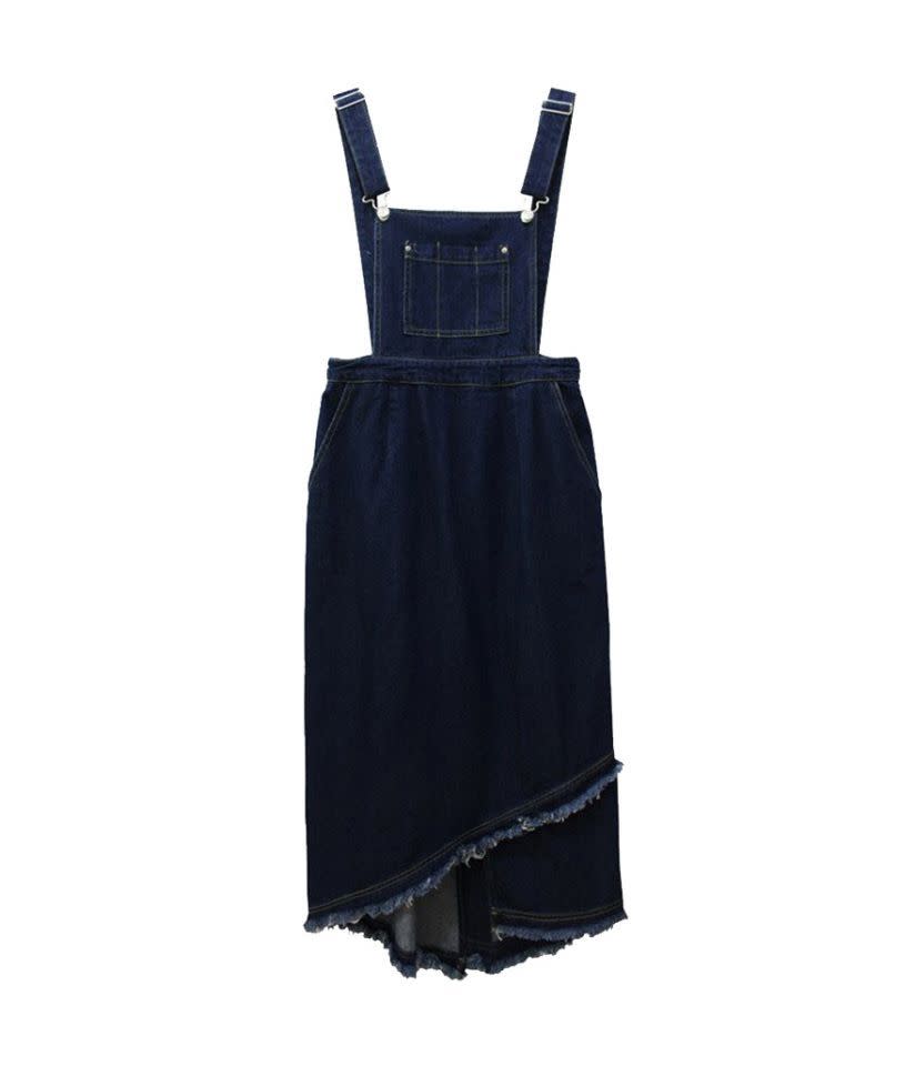 Robe salopette « Genuine People Midi Denim Overall Dress »