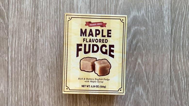 Trader Joe's Maple Flavored Fudge