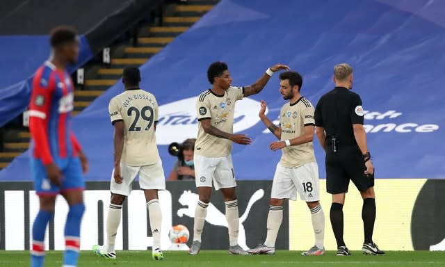 Marcus Rashford helped United maintain their Champions League push