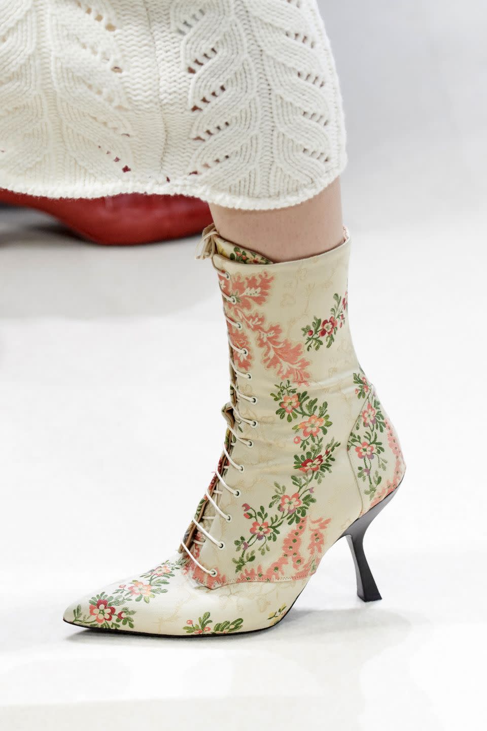 16) Floral-Print Boots