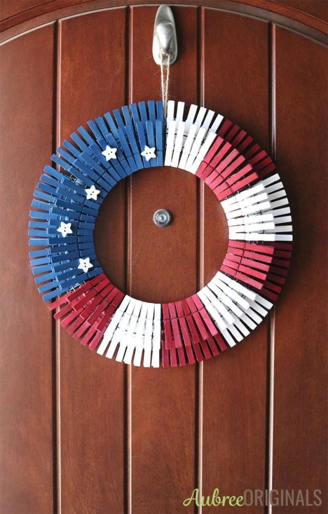 Easy Felt Star Garland for the 4th of July - Aubree Originals