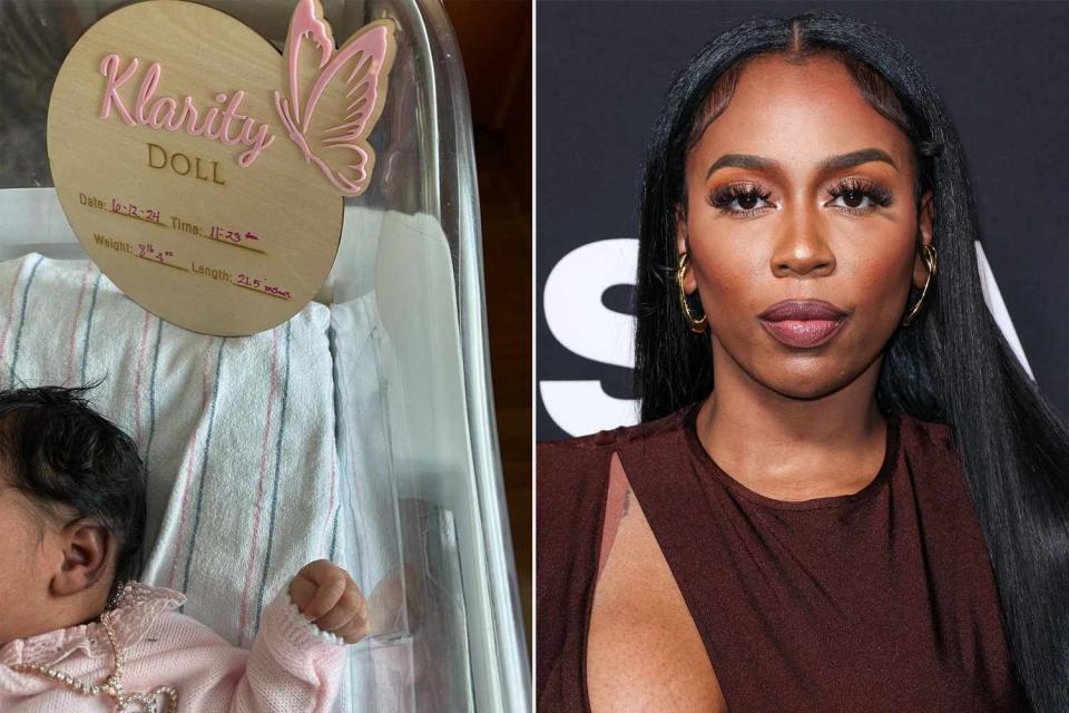 <p>Kash Doll/Instagram; Image Press Agency/NurPhoto/Shutterstock</p> Kash Doll baby