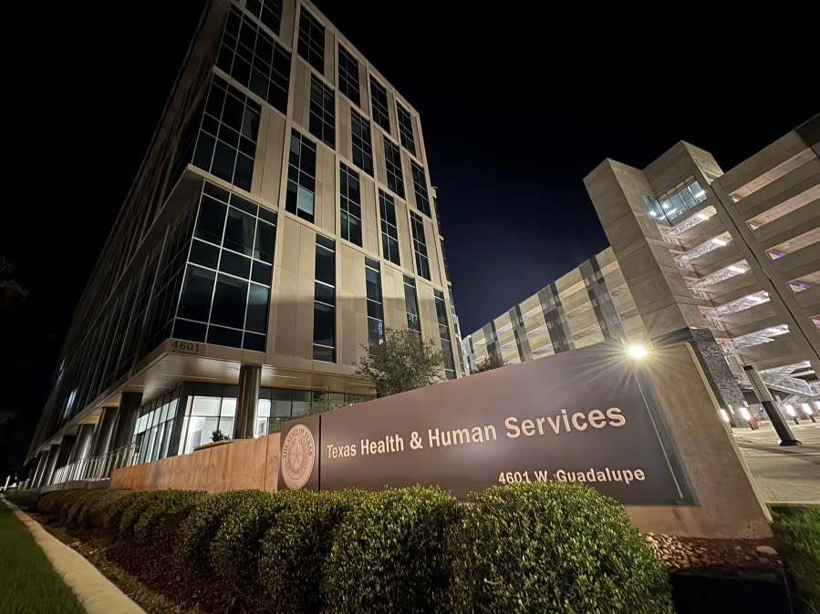 Texas Health & Human Services headquarters in Austin (KXAN Photo/Matt Grant)