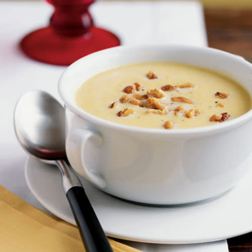 Butternut Squash Soup with Toasted Walnuts