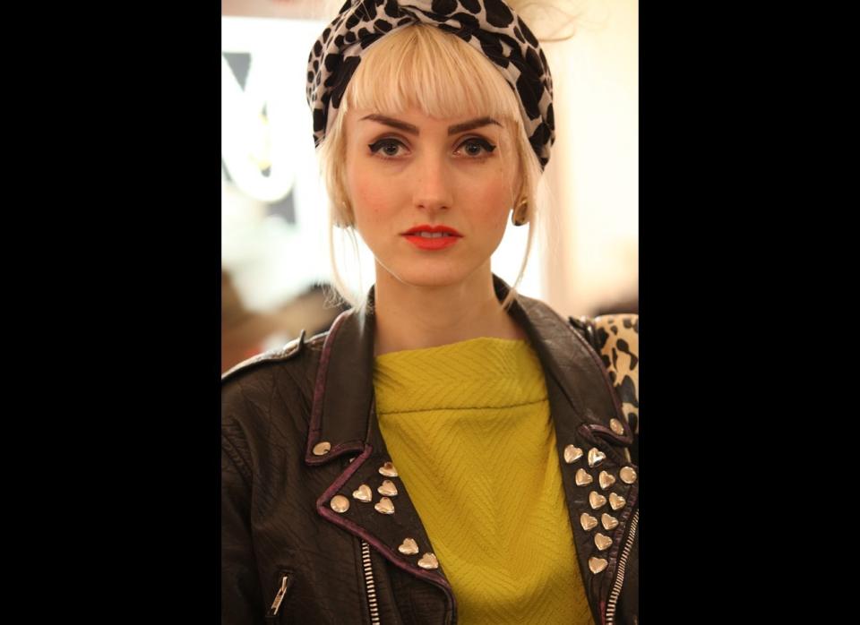 Stella Rose Saint Clair, a local hat designer is inspired by the ladies of Advanced Style with her signature turbans and head wraps.