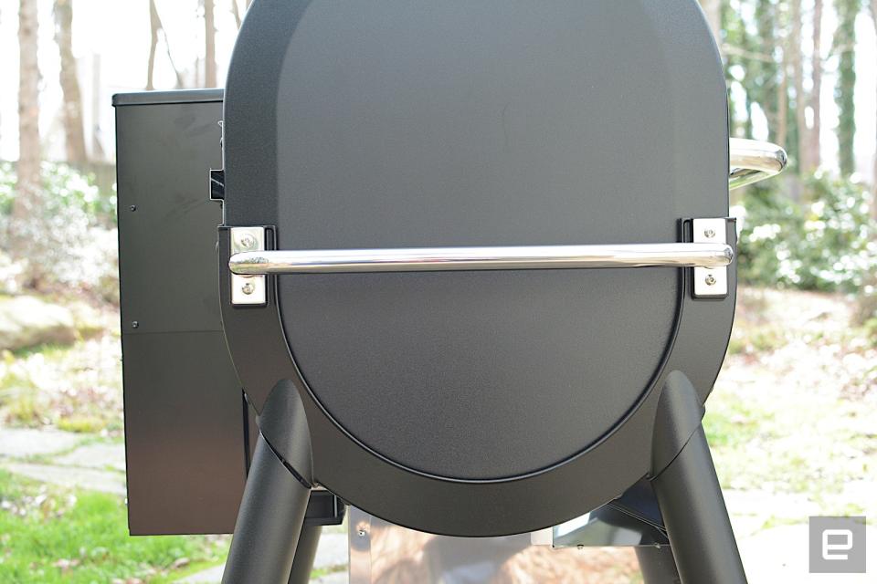 Weber's first pellet grill has potential to be a backyard powerhouse, but the smart features need work.