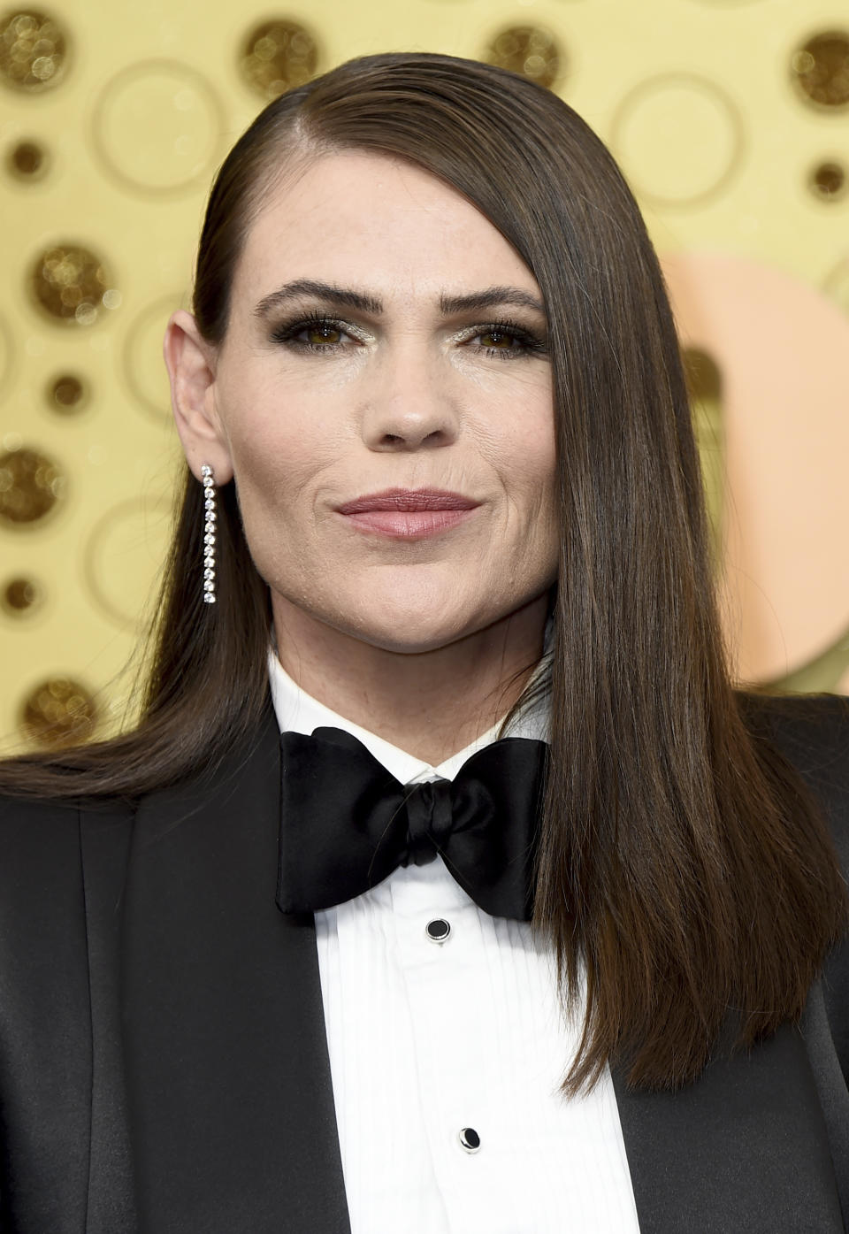 FILE - Clea DuVall arrives at the 71st Primetime Emmy Awards in Los Angeles on Sept. 22, 2019. DuVall is the co-creator of the new Amazon FreeVee series “High School." (Photo by Jordan Strauss/Invision/AP, File)