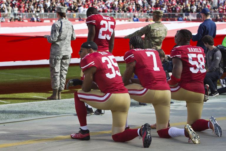 Taking a knee: Why are NFL players protesting and when did they start to kneel?